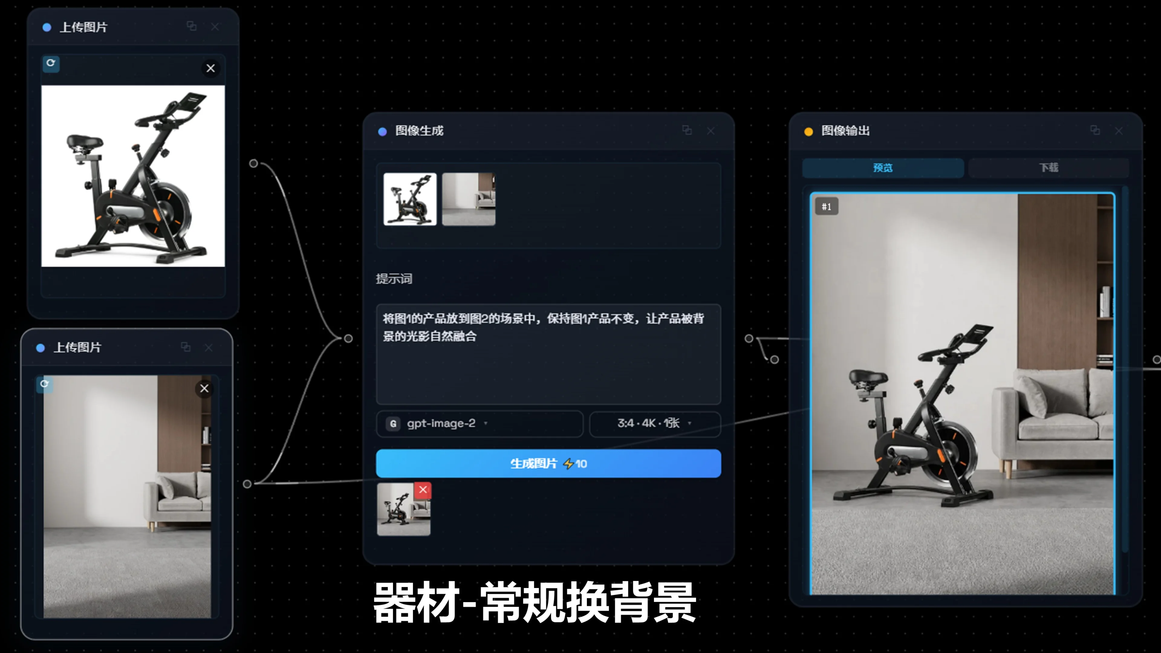 产品换背景